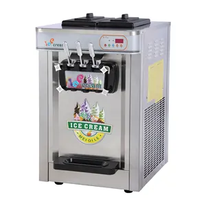 Machine à glace compacte avec 3 parfums, livraison depuis l'allemagne, standard allemand