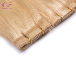 <span class=keywords><strong>Himan</strong></span>-extensiones de cabello humano Remy, trama plana sin costuras, doble estiramiento de fábrica - Product Image 4