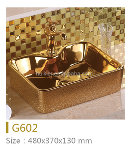 Mewah Wastafel Warna Emas <span class=keywords><strong>Basin</strong></span> Menyepuh Dgn Listrik <span class=keywords><strong>Basin</strong></span> - Product Image 2