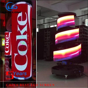 Đầy Đủ Màu Sắc Trong Nhà Mềm Cong Hình Trụ Từ <span class=keywords><strong>Led</strong></span> Hiển Thị P4 Vòng <span class=keywords><strong>Arc</strong></span> <span class=keywords><strong>Led</strong></span> Quảng Cáo Màn Hình Video - Product Image 6