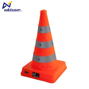 Glow in <span class=keywords><strong>the</strong></span> dark led licht leitkegel mit reflexstreifen - Product Image 5