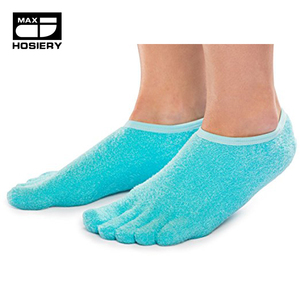 5Toe Gel <strong>Moisturizing</strong> <strong>Socks</strong> for Dry Feet, Cracked Heels, Calluses, Damaged Cuticles and Rough Skin - Product Image 2