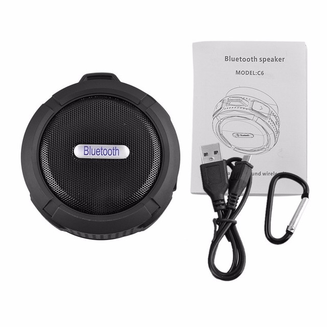 Ins C6 Bluetooth Speaker Portable Wireless Speaker Music Player Loudspeakers for iPhone X/XS MAX XR/11/12/13