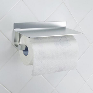 <span class=keywords><strong>Adesivo</strong></span> di Carta Supporto del Tovagliolo Parete per Cucina <span class=keywords><strong>Bagno</strong></span> Rotolo di Tessuto Gancio con Ripiano, Alluminio Dello Spazio - Product Image 4