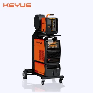 3phase 380v 500a digital synergic double pulse stocked mma mig mag co2 igbt dc inverter aluminium welding machine KEYUE