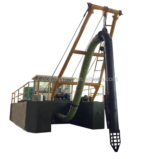 Jet Suction Dredger with Long Discharge Distance Pumping Sand Customized Provided High Quality ISO9001 CN;SHN Diesel OCEAN 100
