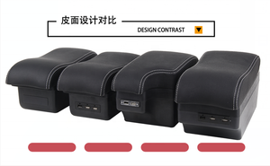 คุณภาพดีใหม่ขนาดใหญ่รถคอนโซลกล่องหนัง Armrest Center คอนโซลส่วนที่เหลือสำหรับ OPEL <span class=keywords><strong>ASTRA</strong></span> 2012 - Product Image 2