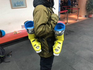 Sangles de transport pour bottes de <span class=keywords><strong>ski</strong></span> <span class=keywords><strong>alpin</strong></span>, protège les skis des rayures et des dommages - Product Image 5