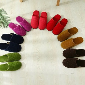 <span class=keywords><strong>Pantofole</strong></span> Economiche per Casa e Hotel, Primaverili, in EVA e Velluto a Coste, Punta Chiusa, Antiscivolo, Leggere, per Uomo e <span class=keywords><strong>Donna</strong></span> - Product Image 4