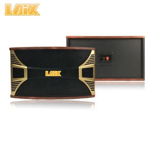 Laix LX-K5 8นิ้วร้อนขาย Hifi ลำโพงไม้กล่อง + ABS + โลหะสุทธิสายลำโพงไม้กล่อง