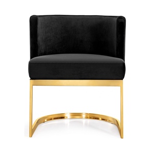<span class=keywords><strong>Accoudoir</strong></span> de salon rembourré en acier inoxydable, nouveau design moderne avec accoudoirs en or - Product Image 5