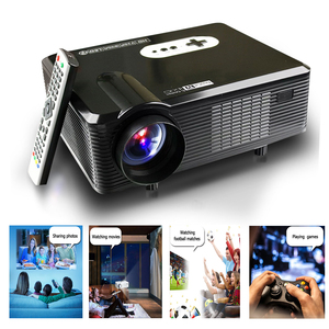 Tốt Nhất 3000Lumens Bản 1280*800 Analog TV Hỗ Trợ 3D Video Led Chiếu/Proyector/Projektor/Máy Chiếu Cho Rạp Hát Tại Nhà Hệ Thống - Product Image 3