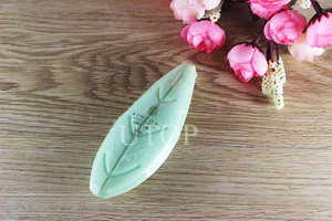 2016 <span class=keywords><strong>Hotel</strong></span> Hermoso Verde de la Hoja En Forma de Jabón de Glicerina - Product Image 4