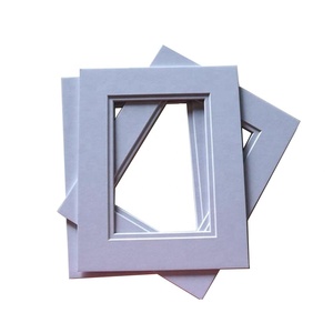 Precut 1.0mm white backing board wholesale white cardboard for photo frame with clear opp bags packing