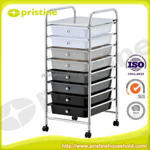 Meubles de rangement pour la maison OEM MIT DIY Housewares Chrome Rolling Storage Organizer Cart Wholesale Taiwan for Home Office Metal - Product Image 2