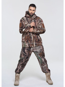 100% Polyester Waterproof Softshell <strong>Jacket</strong> Real Tree <strong>Camo</strong> <strong>Jacket</strong> - Product Image 4