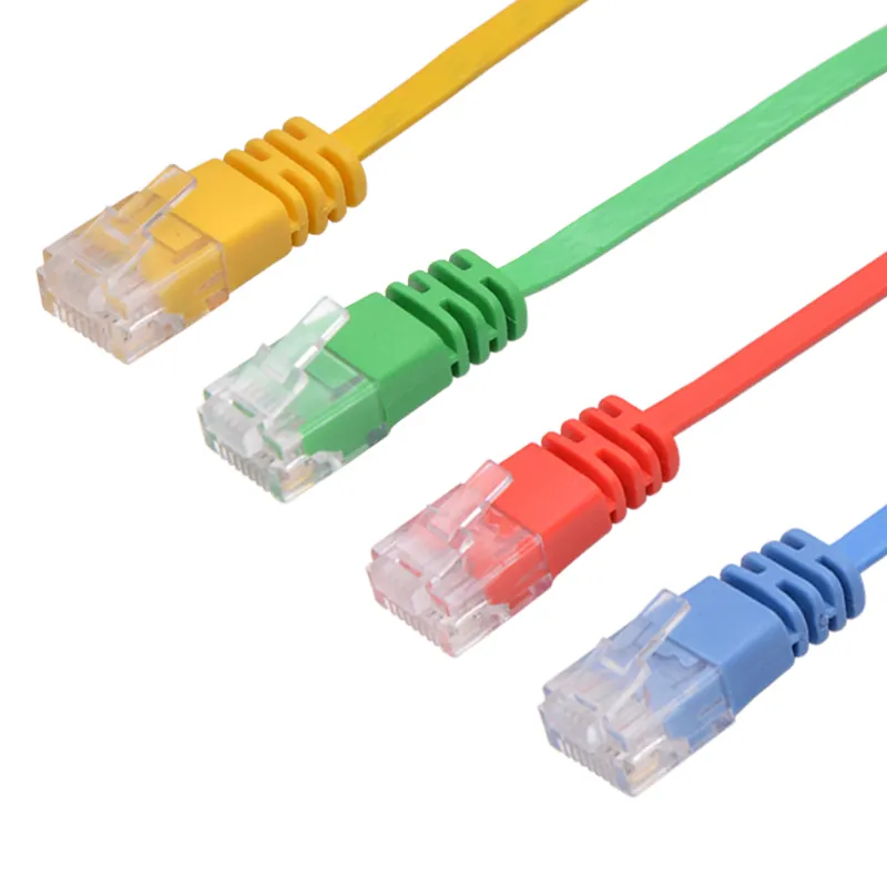 سلك التصحيح 25 قدم 10 متر Cat6 Rj45 شبكة Cat7 Cat5 Cat5e Cat8 24Awg Cat 7 كابل إيثرنت 100 متر