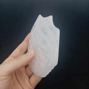 Jade Stone Gua Sha Comb Herramientas de masaje tradicionales para el cuero cabelludo Cabeza Cabello Facial Manual Cuero cabelludo Masajeadores con acupuntura - Product Image 6