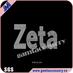 Thiết Kế Tùy Chỉnh Zeta Phi Beta Sorority Rhinestone Sắt On Chuyển - Product Image 5