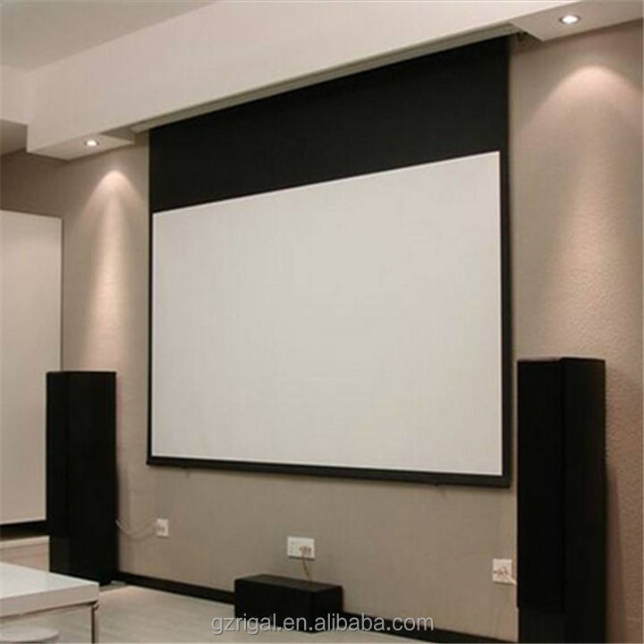 150 " Electric Projector Screen 16:9 Projection Motorized Projector Screen