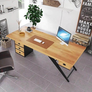 Table de <span class=keywords><strong>bureau</strong></span> industrielle en <span class=keywords><strong>bois</strong></span> massif, taille de l175 * d75 * h75 cm, prix Exw, 346 $/pièce, commande personnalisée quantité minimale de commande ot012 - Product Image 2