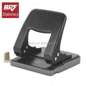 Perforadora de Papel Metálica de Alta Calidad de 8 mm con Dos Orificios, Color Negro, para Oficina - Product Image 2