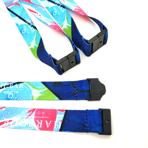 Porte-badge en polyester imprimé tendance, cordon personnalisé avec logo, sublimation par transfert thermique, sérigraphie, promotionnel, durable, sangle <span class=keywords><strong>de</strong></span> <span class=keywords><strong>cou</strong></span> - Product Image 4
