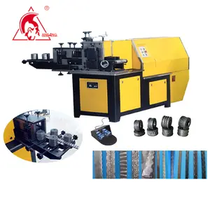 High working ability round steel bar cold roll forming embossing machine