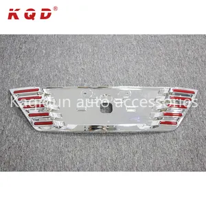 High quality car chrome car accessories auto license plate frame with LED for fortuner 2016