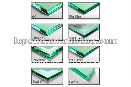 Bevel Edge-tempered Glass Table Top/bevel Edge Glass Table Top