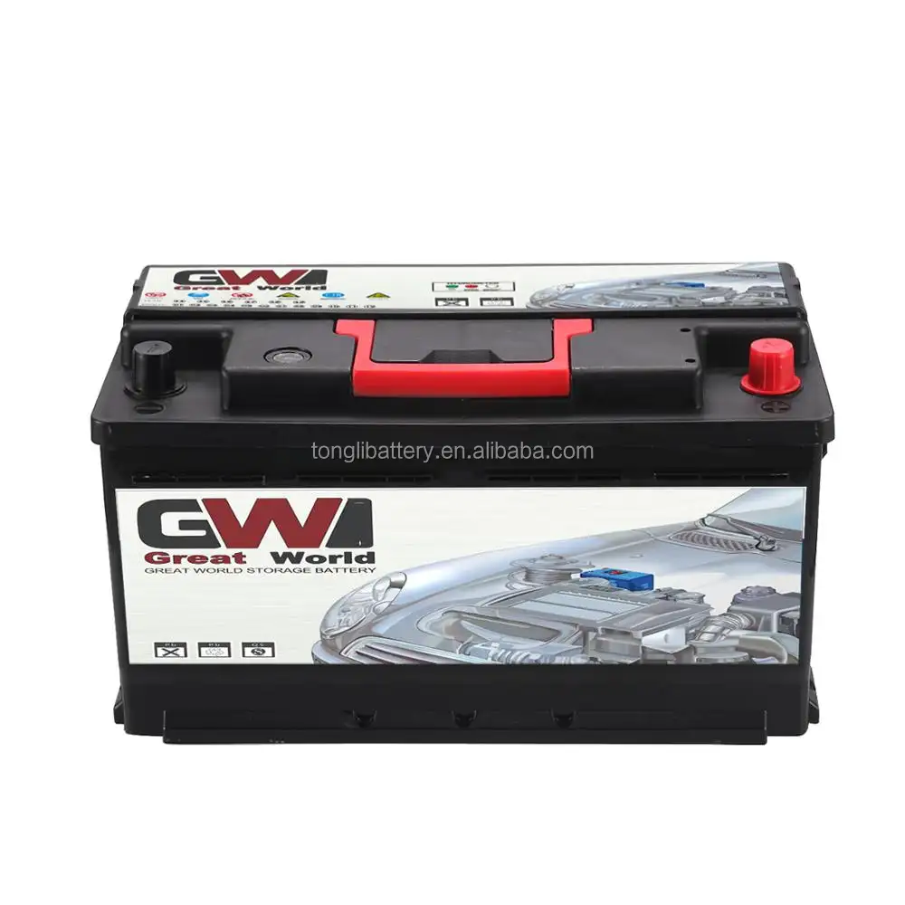 Batterie de voiture Agm Din70 12v 70ah, prix compétitif, vente en gros d'usine