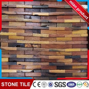 Panel de madera para pared Exterior, azulejo de mosaico para decoración de pared, <span class=keywords><strong>precio</strong></span> de fábrica - Product Image 5