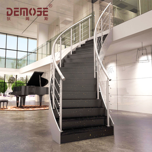 <span class=keywords><strong>Escalier</strong></span> en <span class=keywords><strong>bois</strong></span> d'intérieur, <span class=keywords><strong>marches</strong></span> en forme de U, <span class=keywords><strong>escalier</strong></span> flottant pour villa - Product Image 4
