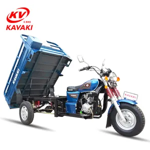 Kavaki الكهربائية الهندية 200cc محرك دراجة ذات ثلاث عجلات بموتور غالبا ما تستخدم البضائع