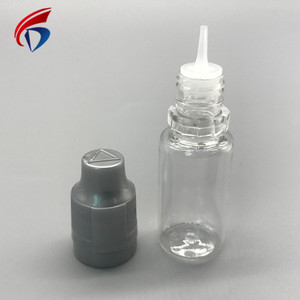 Logo imprimé unique forme épreuve des enfants nicotine 3 ml en plastique pet avec dameur et cap e bouteille d'huile - Product Image 2