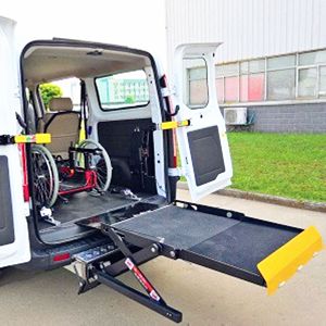 Plateforme élévatrice hydraulique électrique pour fauteuil roulant, pour fourgonnette, <span class=keywords><strong>voiture</strong></span>, table de levage verticale pour fauteuil roulant, pour personnes handicapées, personnes âgées, handicapés - Product Image 2