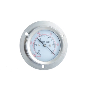 China Wholesale Axial Capsule Pressure Gauge <strong>MBAR</strong> Bellows pressure <strong>manometer</strong> - Product Image 1