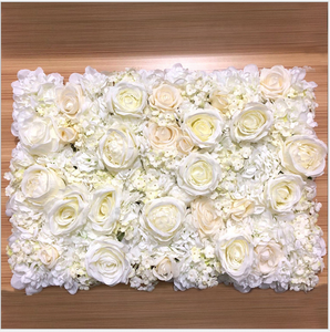 Flor de parede para casamento, flor de fundo de rosas de seda para parede de flores artificiais - Product Image 3