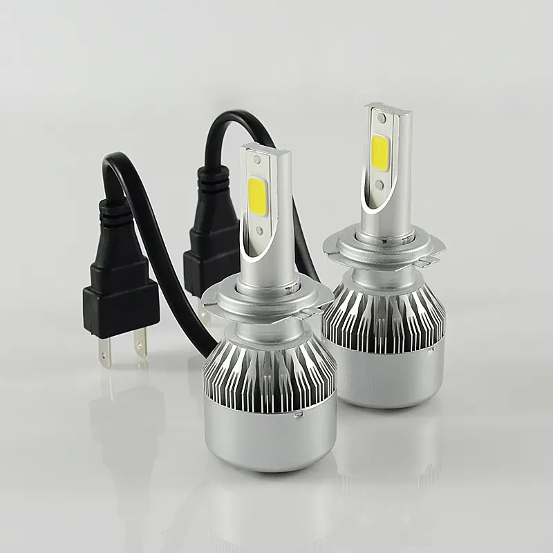 NAO 36W 3800LM C6 super brilhante farol levou lâmpada do farol h1 h3 h4 h7 levou farol 100w