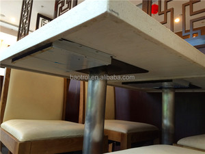 Plateau de <span class=keywords><strong>table</strong></span> de restaurant carré en marbre blanc pour <span class=keywords><strong>deux</strong></span> <span class=keywords><strong>personnes</strong></span> - Product Image 5