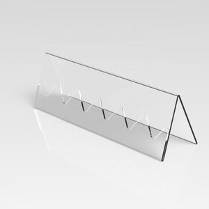 Bán buôn tùy chỉnh rõ ràng Acrylic 6 đồng xu hiển thị đứng perspex đồng xu Collector chủ hiển thị Rack cho cửa hàng - Product Image 4