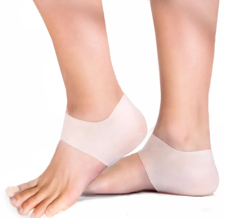 Silicone Gel Heel and Ankle Sleeve Cushion Pad Silicone Socks for Shoe Heel Protector Silicone Heel Pads HA00525
