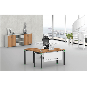 Estilo Simple Foshan muebles de <span class=keywords><strong>oficina</strong></span> en forma de L 1,8 <span class=keywords><strong>Metro</strong></span> escritorio ejecutivo personal de - Product Image 1