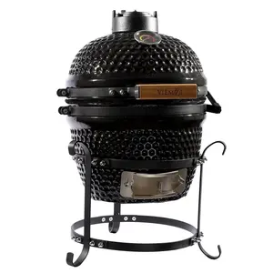 Best Design LAUREL13 Inch Ceramic charcoal bbq grill