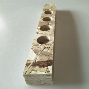 Vassoio di olio essenziale di legno personalizzato 4 fori legno blocco espositore per la vendita al dettaglio plinto supporto di volo portacandele olio bottiglia Organizer - Product Image 3