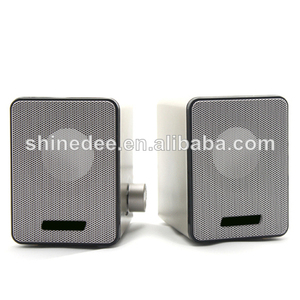 Suena bien 2.0 usb mini altavoz autoamplificado, estéreo de sonido envolvente de ordenador portátil cuadrados caja del altavoz - Product Image 1