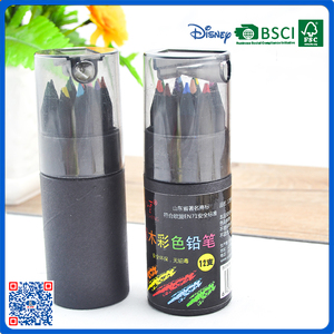 2016 en gros 3.5 pouces 12 couleurs noir boisé avec <span class=keywords><strong>taille</strong></span>-<span class=keywords><strong>crayon</strong></span> set - Product Image 6