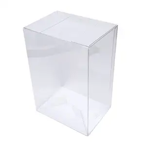 Boîte de collecte plastique PET transparent, étui en cristal de 1000mm pour protecteur d'amiibo