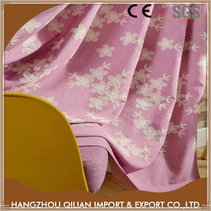 Rideau de broderie en lin chambre pour bébé - Product Image 1
