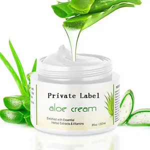 Private Label Aloe Vera Creme Natürliche Hautpflege White ning Aloe Vera Beruhigende Gel creme